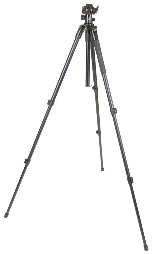 Slik Pro Al 323Bh4 W/Sbh 400 Ball Head For Mirrorless/Dslr Sony Nikon Canon Fuji Cameras And More   Black (613 359)